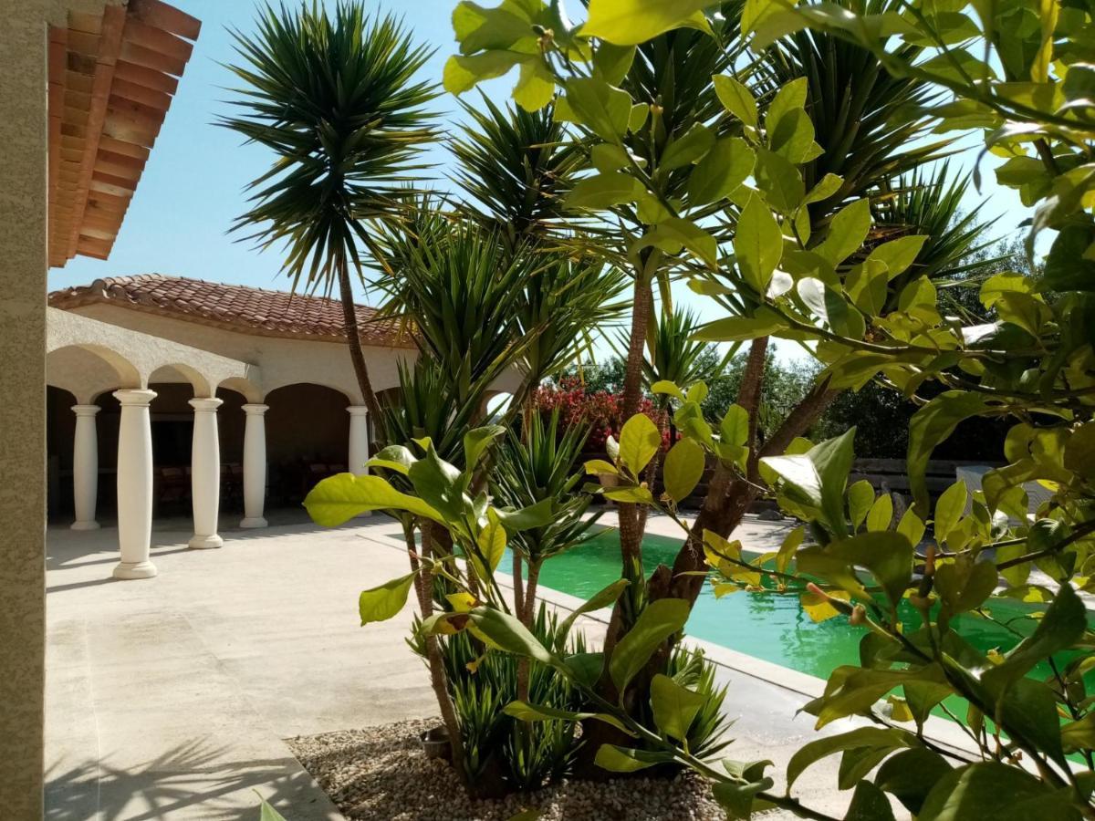 Bienvenue A L Hacienda Villa Magalas Exteriör bild